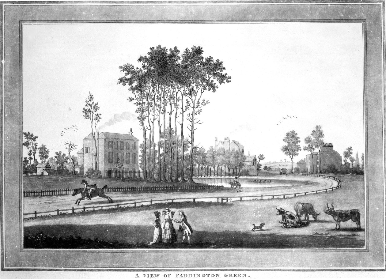 Una Vista di Paddington Green, 1782-3 da Jefferyes Hammett O