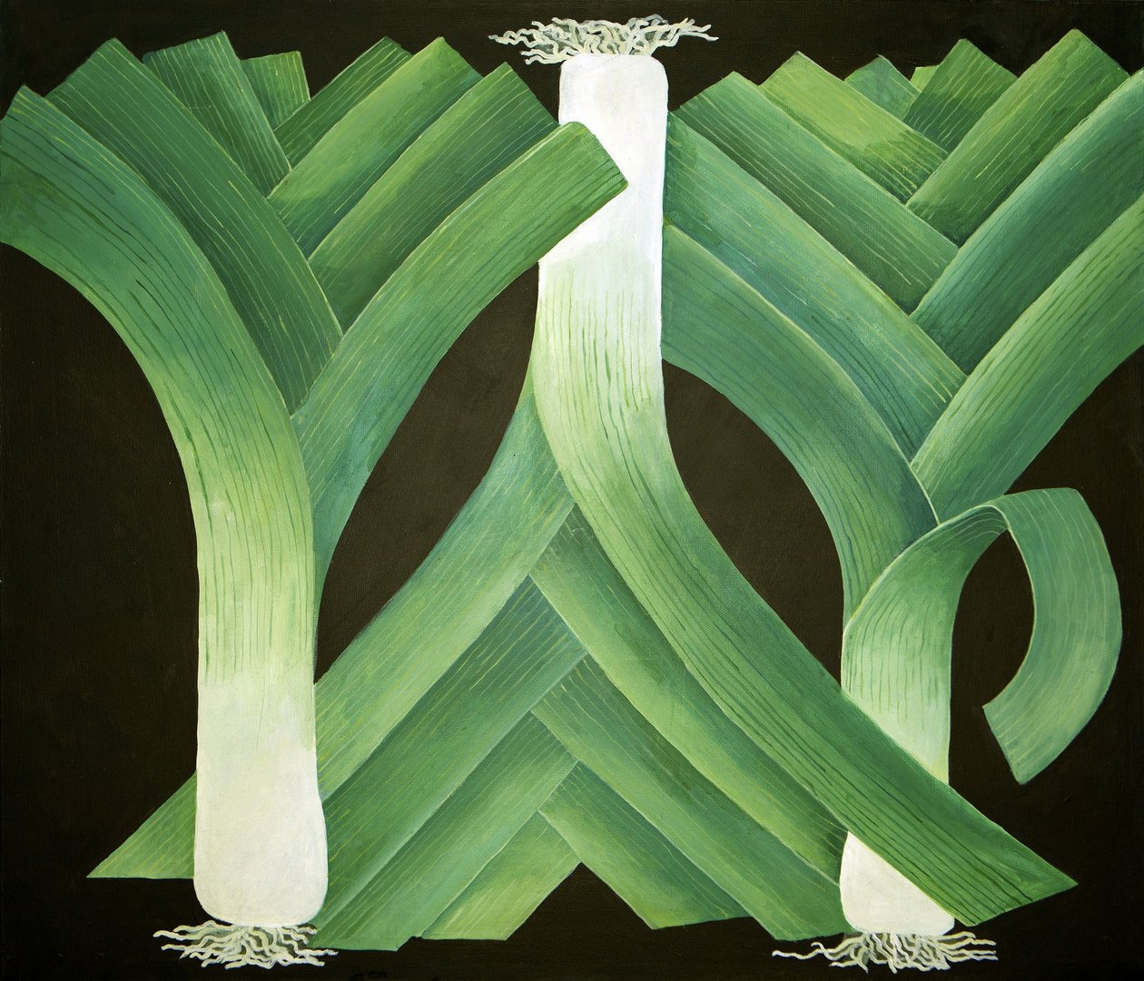 Porri, 2014 (acrilico su tela) da Jennifer Abbott