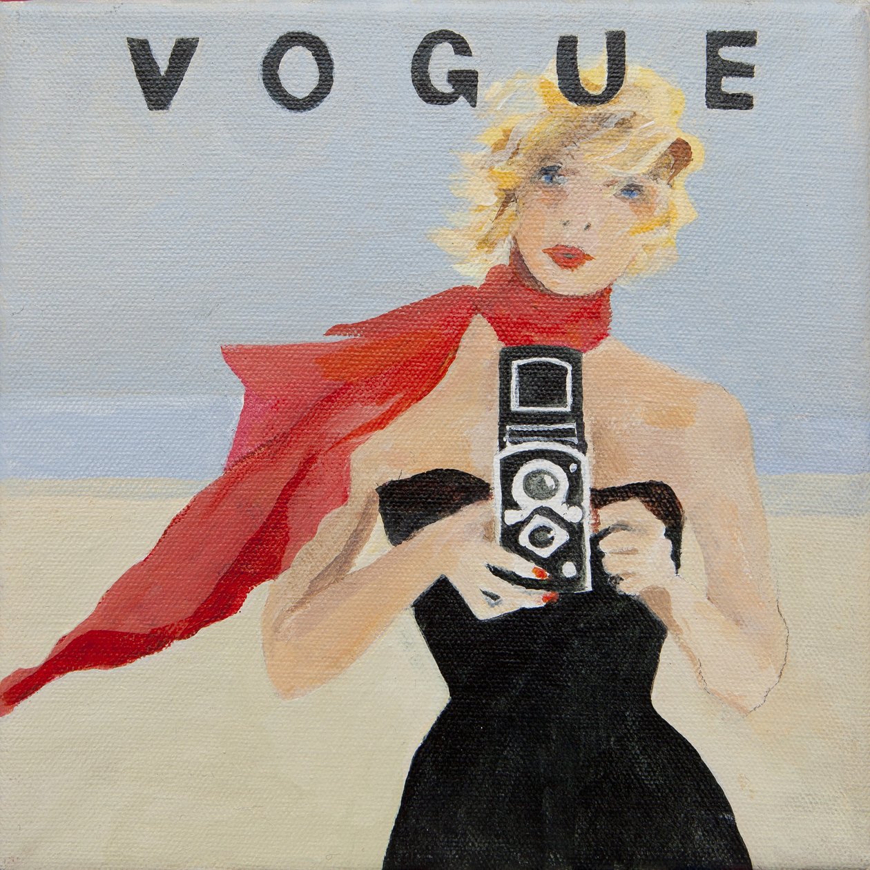 Copertina di Vogue (acrilico) da Jennifer Abbott