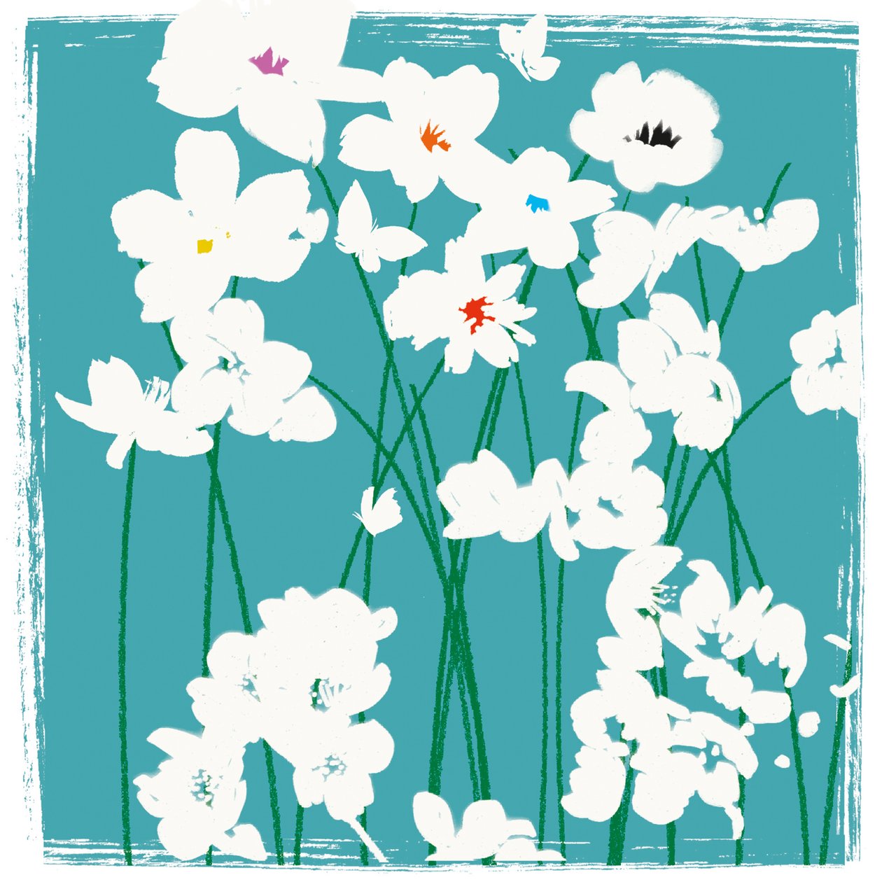 Fiori turchesi da Jenny Frean