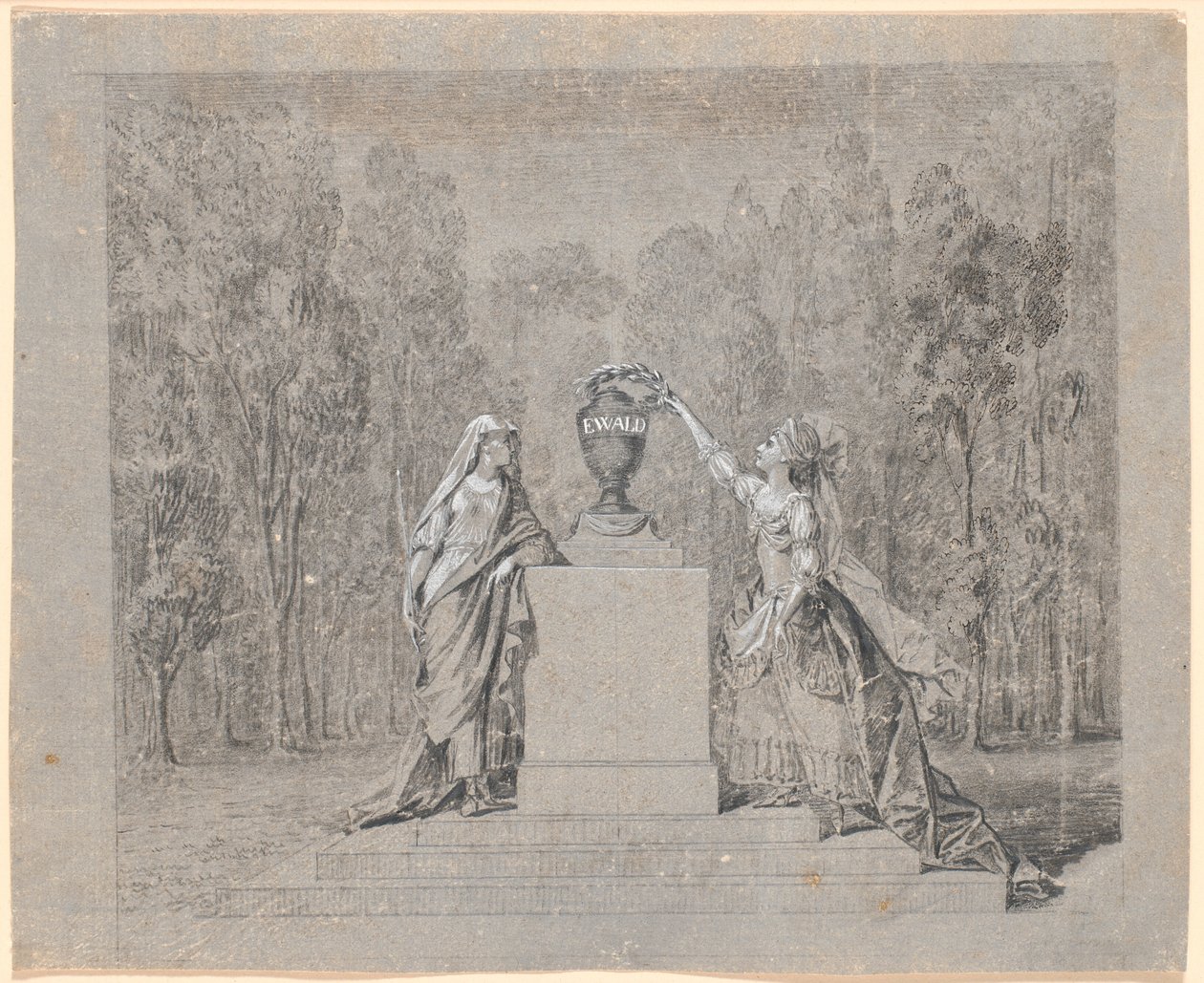 La commemorazione di Ewald sul palcoscenico danese da Jens Juel