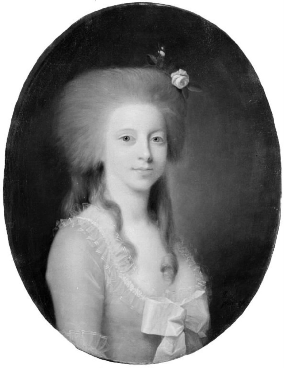 Contessa Margarethe Moltke, nata Løvenskiold da Jens Juel