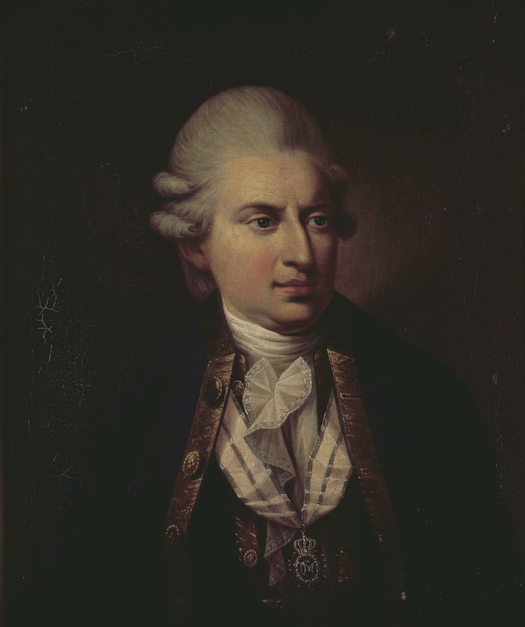 Ritratto del conte Johann Friedrich Struensee 1737-1772 da Jens Juel