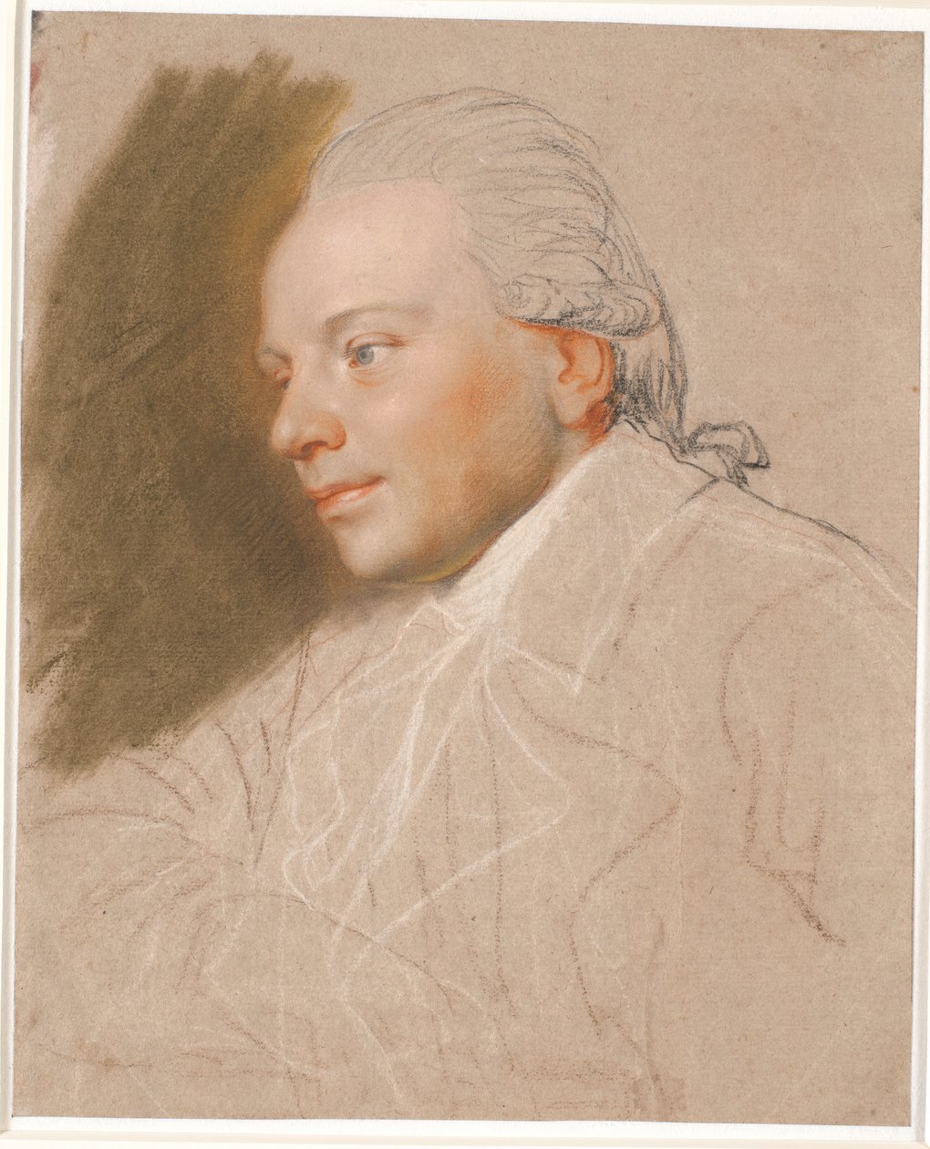 Ritratto di un giovane signore, incompiuto da Jens Juel