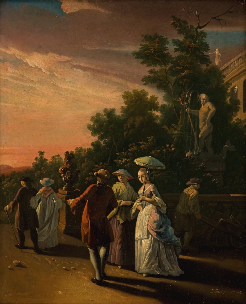 Passeggiata in un parco da Jens Juel