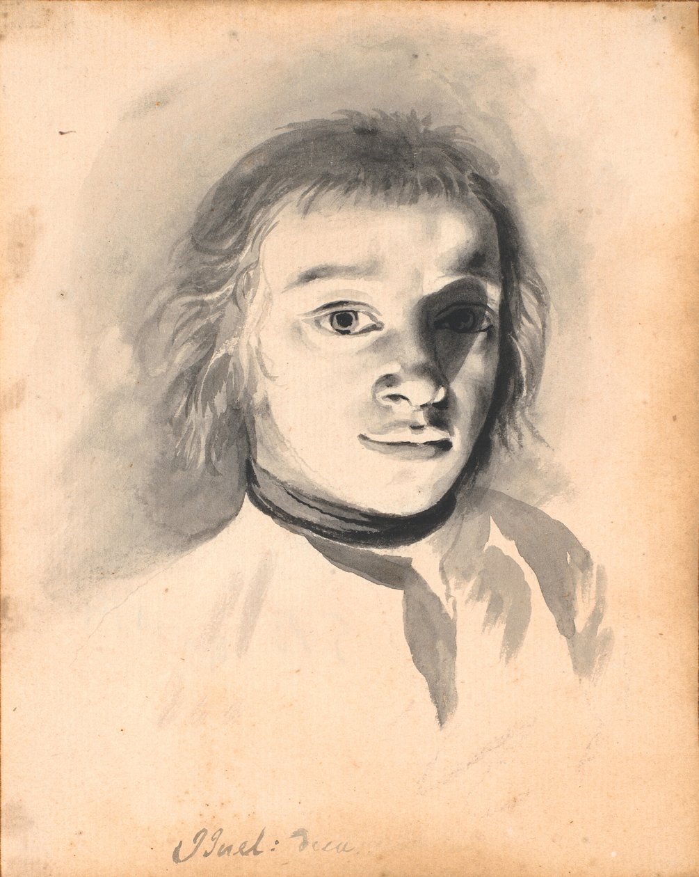Autoritratto alla luce artificiale da Jens Juel