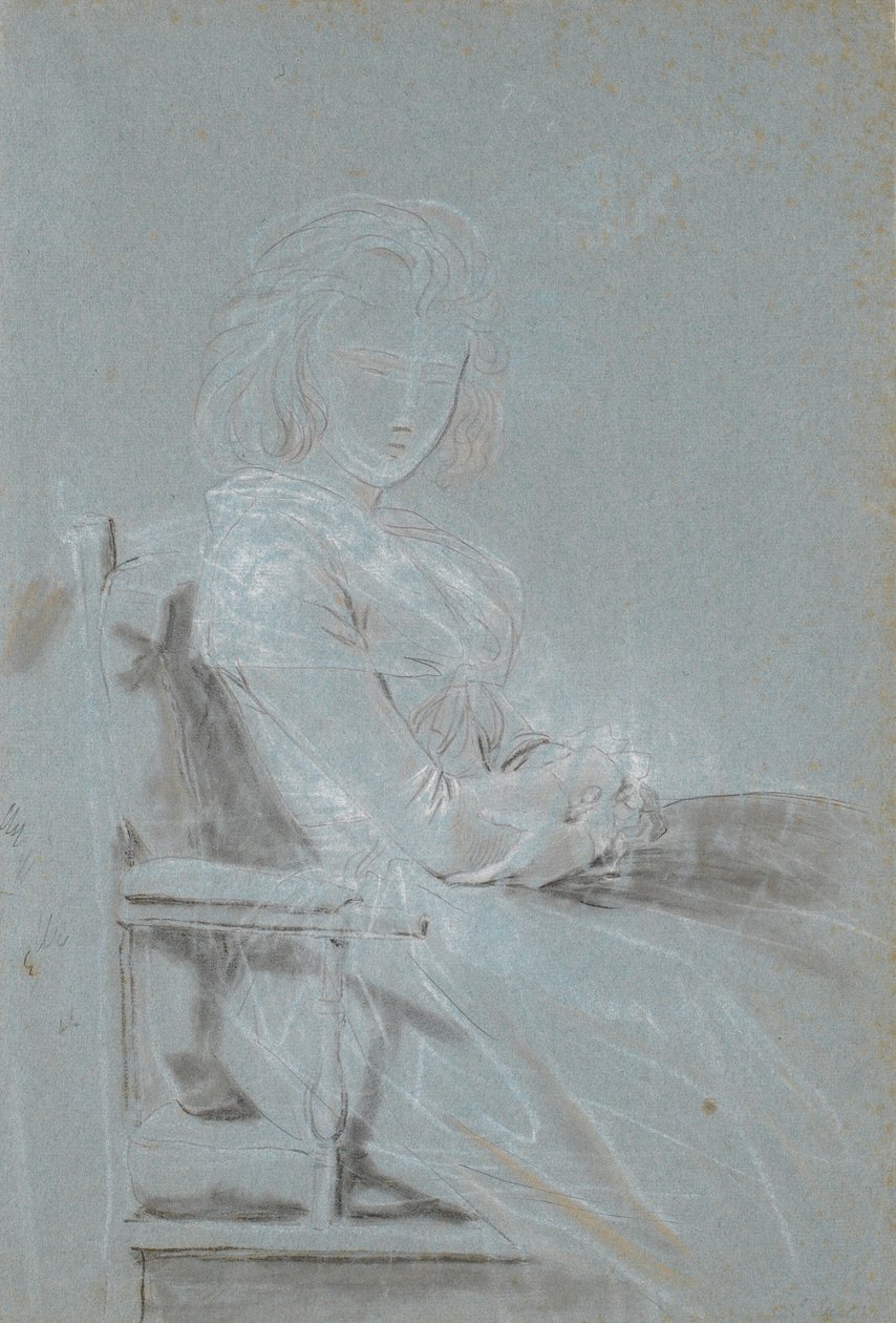 Studio per il ritratto di Ulrike Elenora Wedel Jarlsberg, nata Brockdorff da Jens Juel