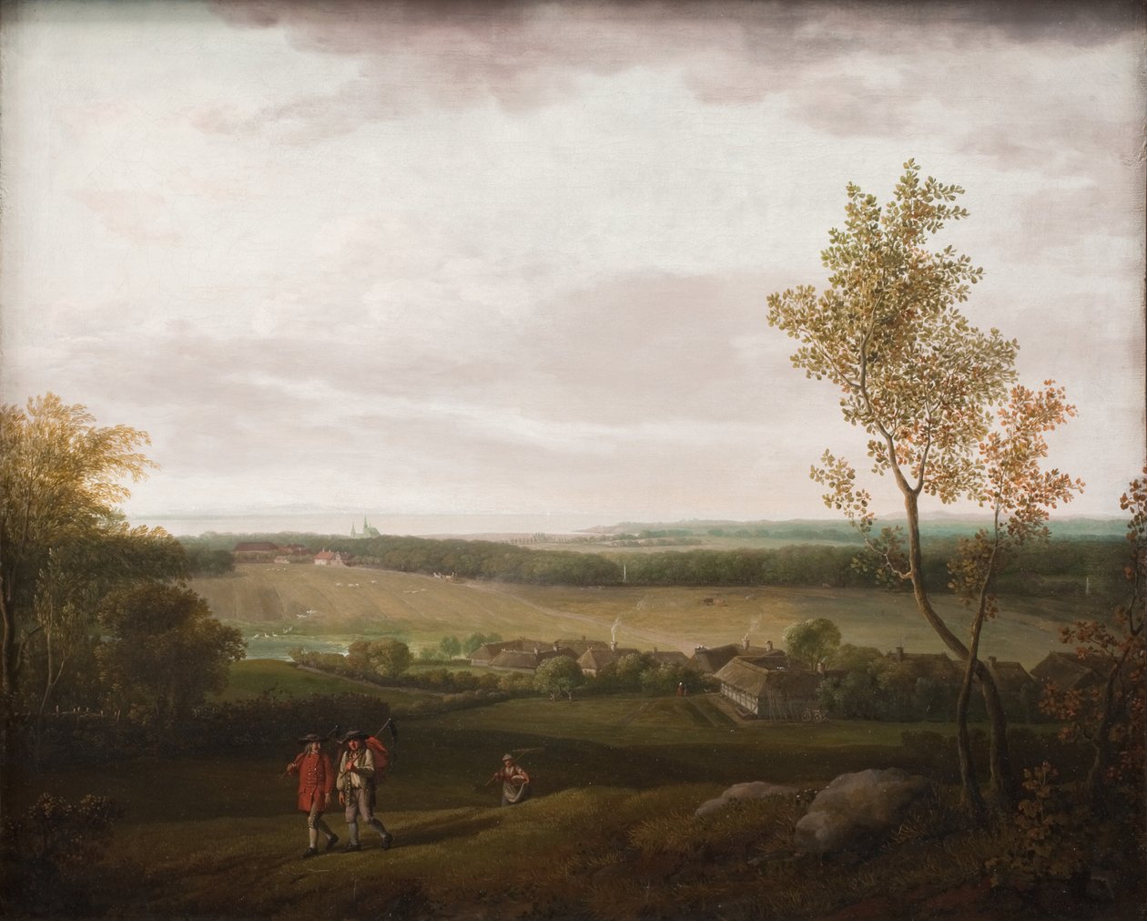 Vista della campagna vicino a Jægerspris da Jens Juel