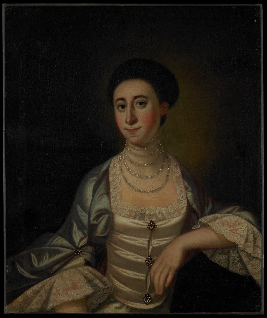 Ritratto di Marcy Olney, c.1771 da Jeremiah Theus