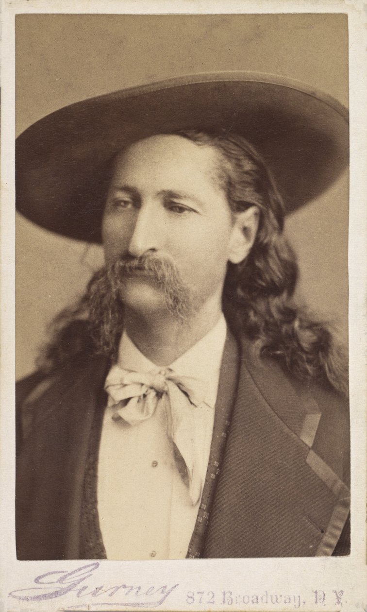 Wild Bill Hickok, pub. 1873 (foto) da Jeremiah Gurney
