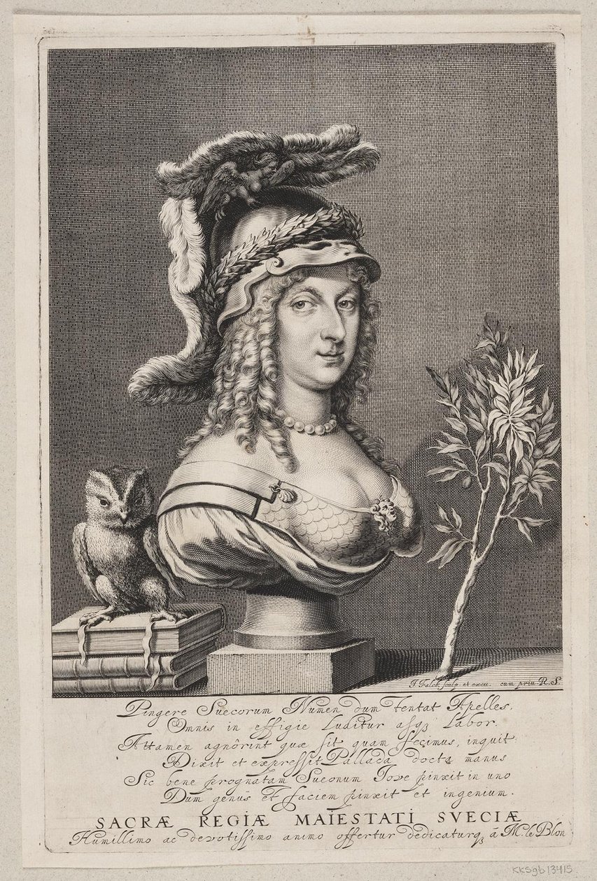 Regina Cristina di Svezia da Jeremias Falck