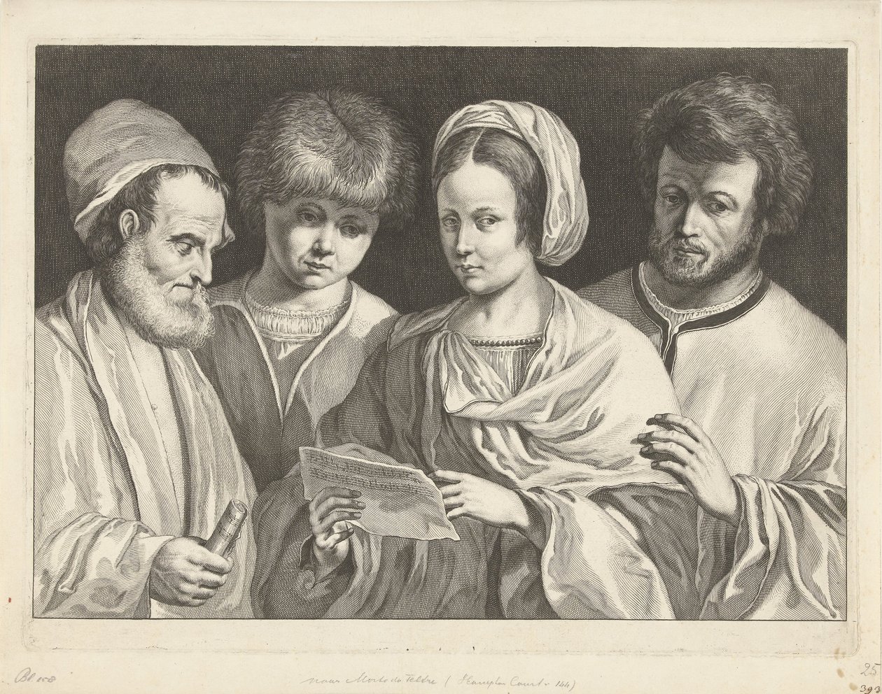 Quattro musicisti da Jeremias Falck