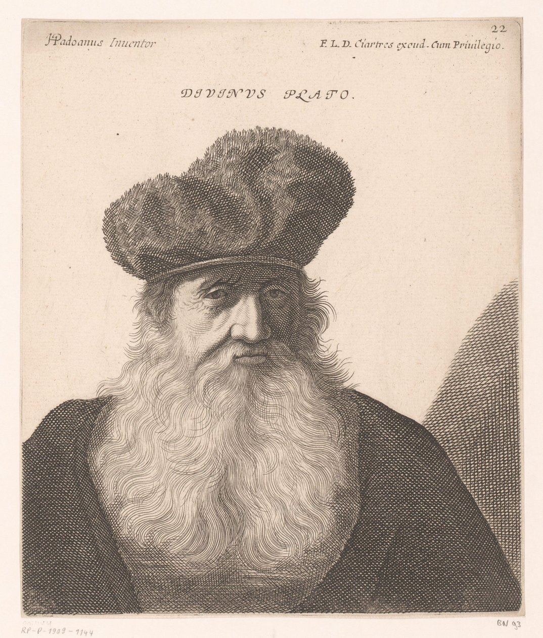 Ritratto di Platone da Jerôme David (attributed to)