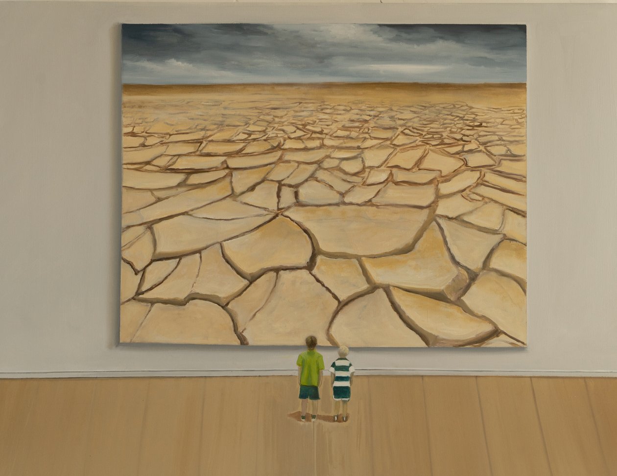 Niente acqua, 2019 (olio su tela) da Jerome Glomaud