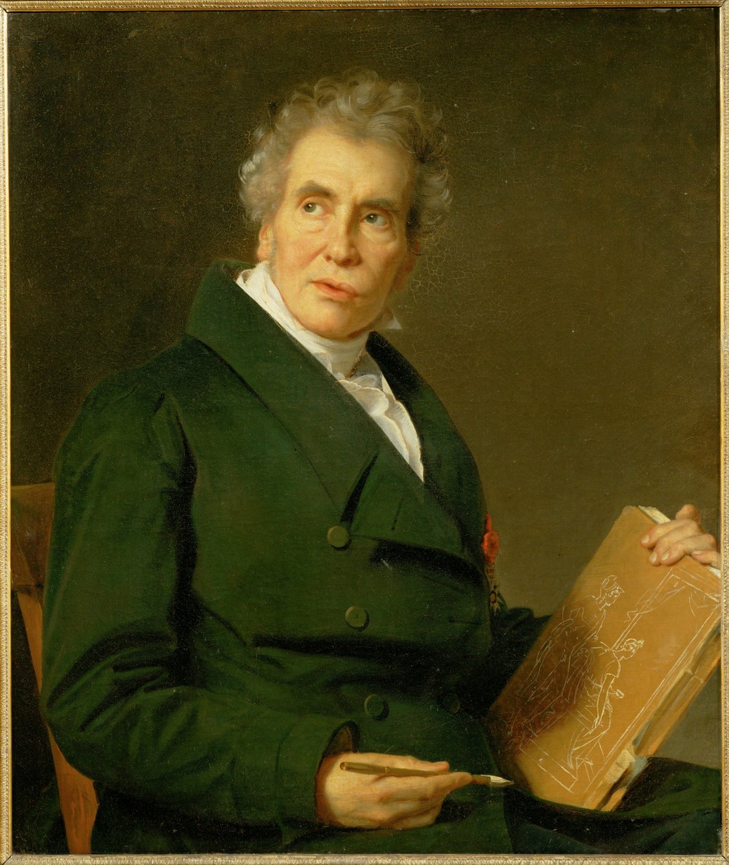 Ritratto del pittore Jacques Louis David, età ... da Jérôme Martin Langlois