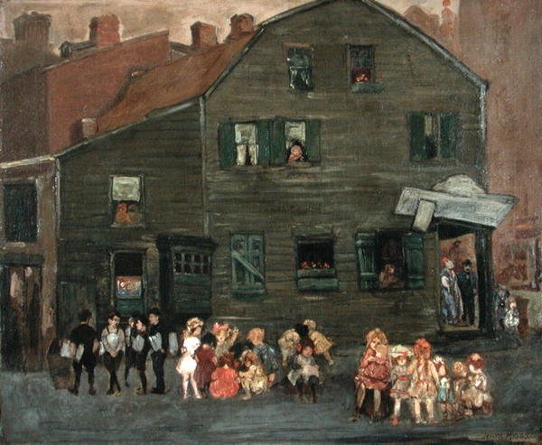 La Vecchia Casa, c.1910 da Jerome Myers