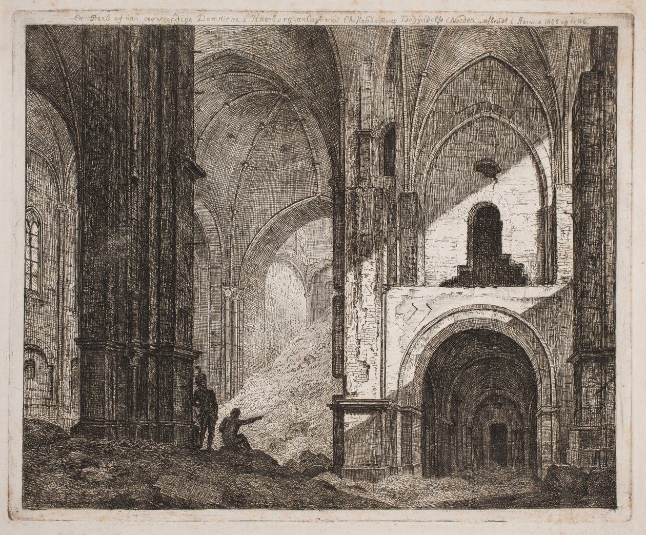 Interno della stessa rovina 1806 da Jes Bundsen