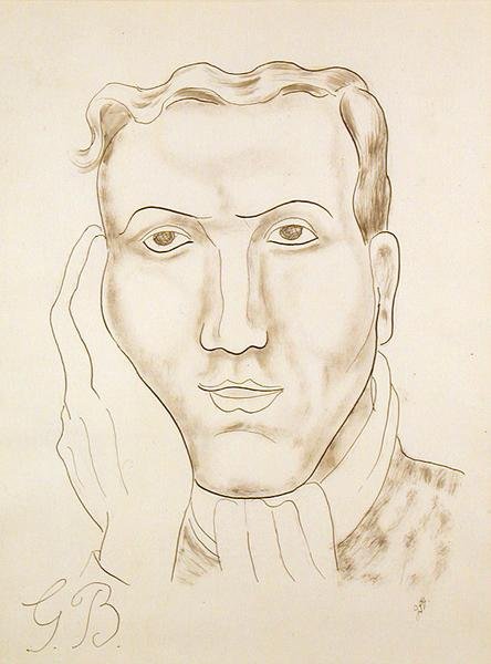 Ritratto di George Barker da Jessica Stewart Dismorr