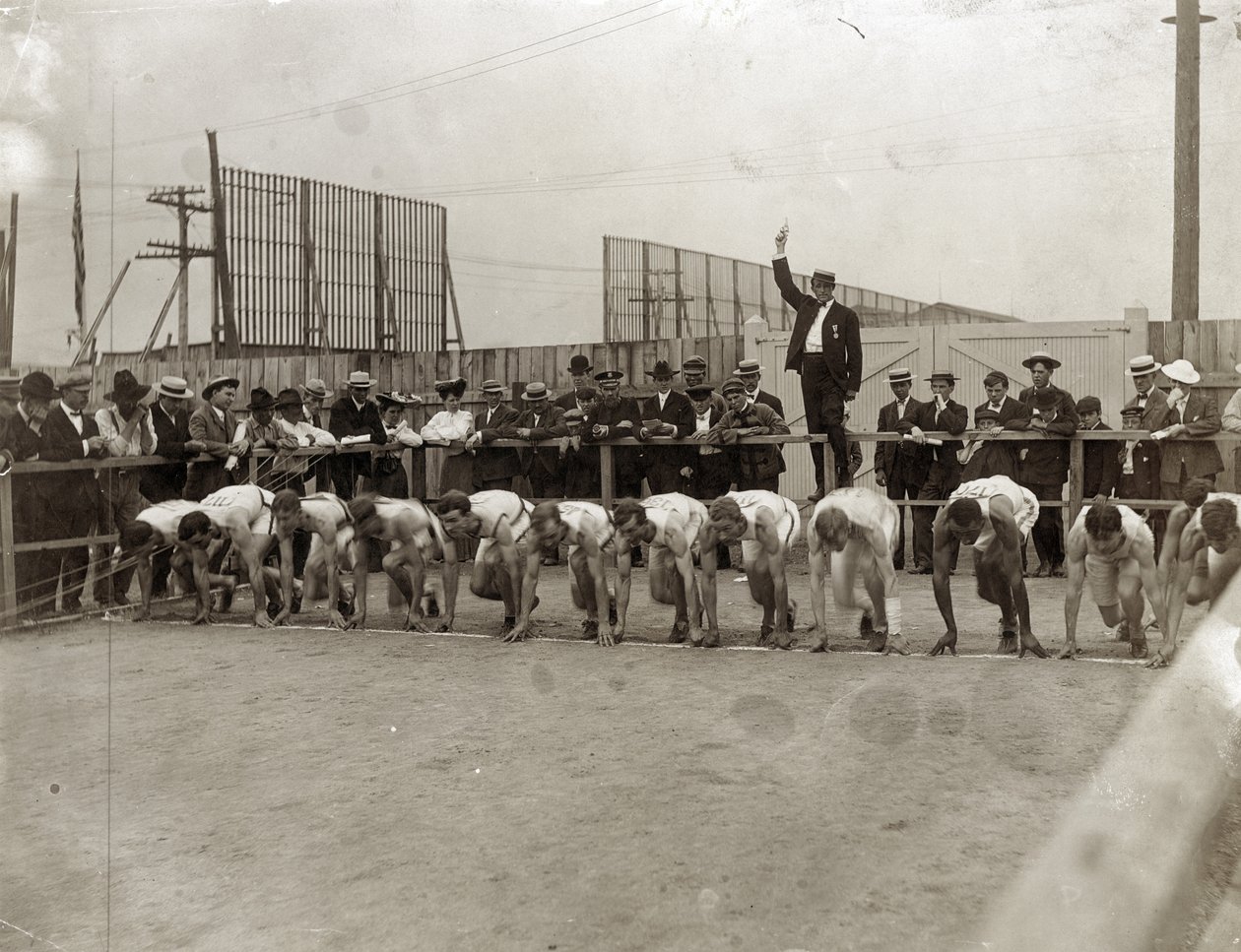 Giochi Olimpici - Partenza della gara dei 400 metri alle Olimpiadi del 1904 da Jessie Tarbox Beals