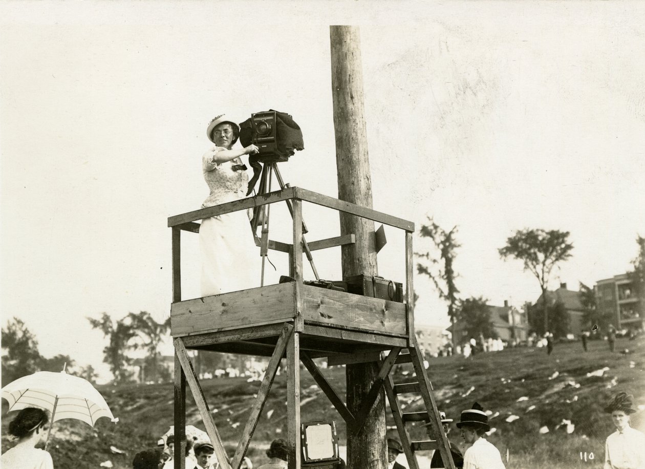 Beals al lavoro, c.1905-40 da Jessie Tarbox Beals