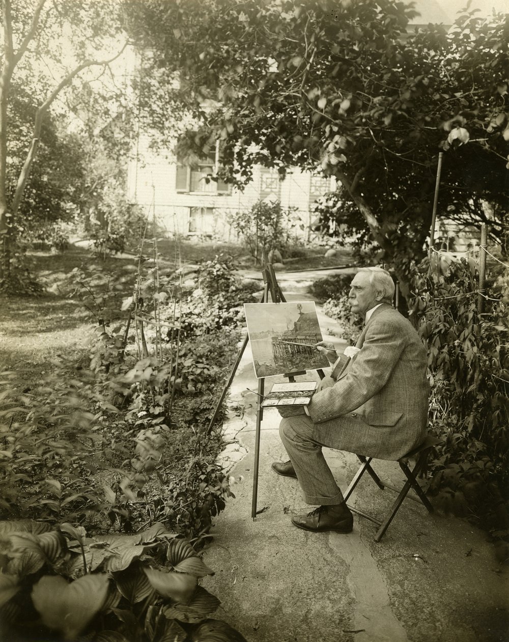 Harry Fenn, artista, c.1905-11 da Jessie Tarbox Beals