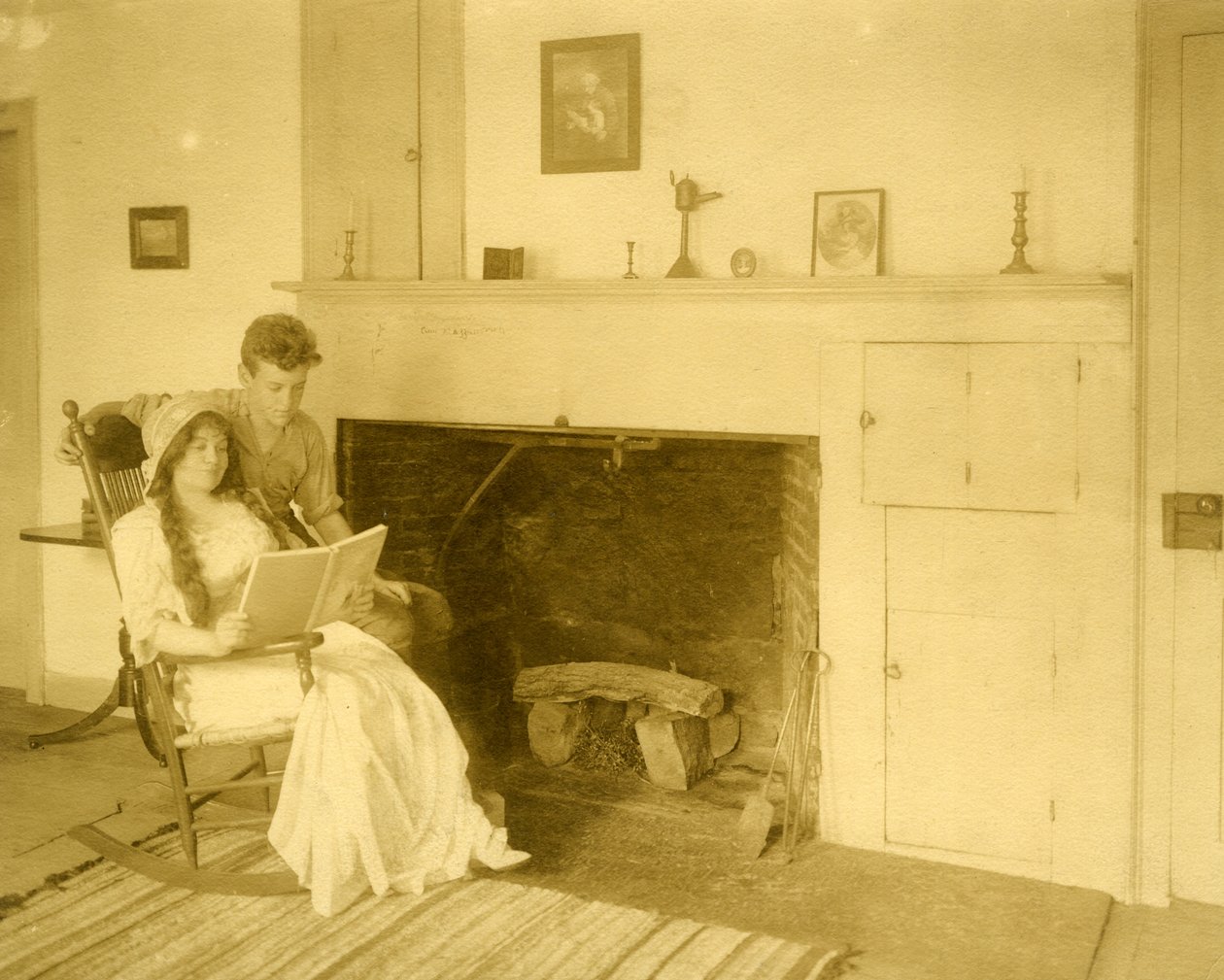 Malcolm Stewart Boylan e sua madre. È uno dei 9 importanti scrittori di titoli di Hollywood da Jessie Tarbox Beals