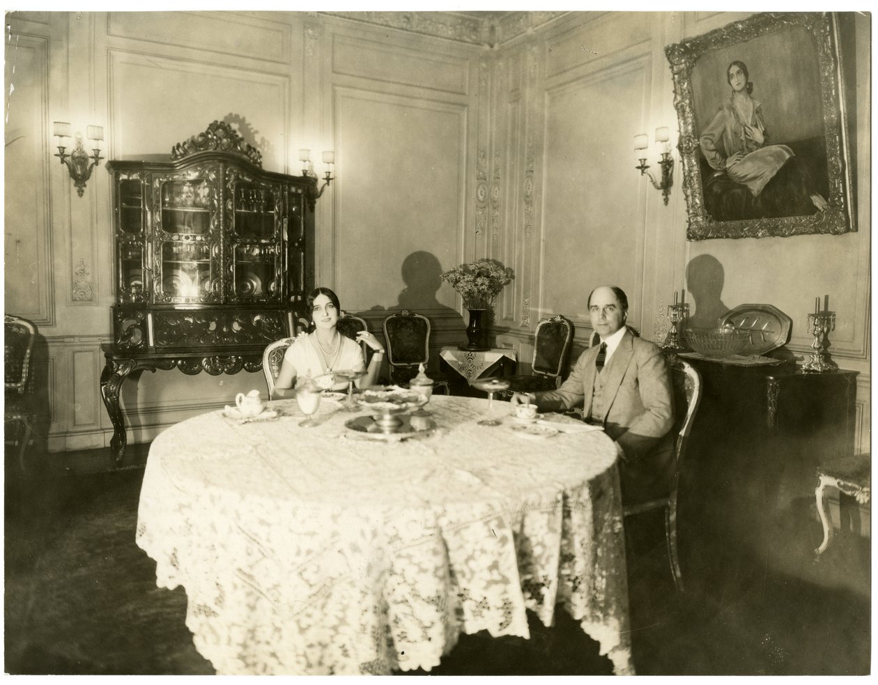 Michael Fokine & Fokina sua moglie, c.1926-36 da Jessie Tarbox Beals