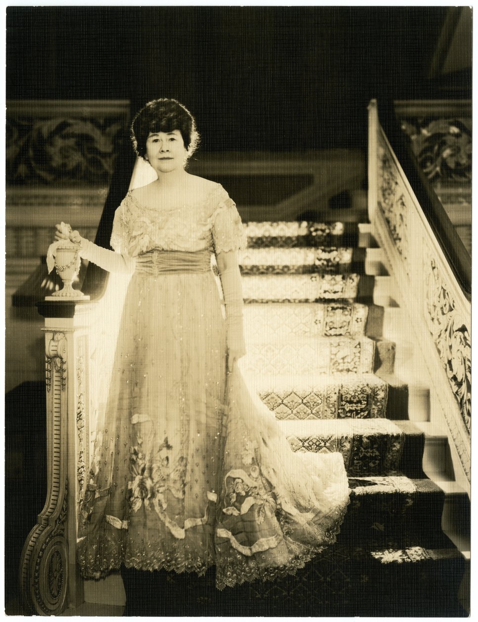 Signora Frank G Logan di Chicago, mecenate d