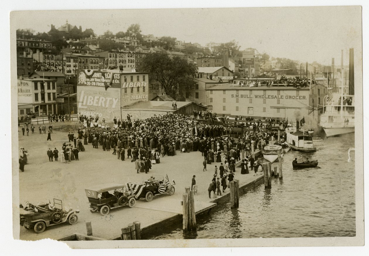 Newburgh: ricevimento sul molo da Jessie Tarbox Beals