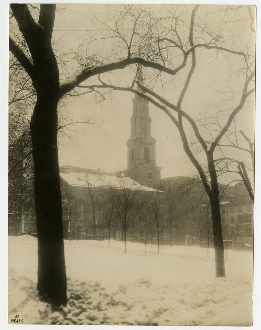 Chiesa di Park Street, Boston, USA, c.1902-10 da Jessie Tarbox Beals