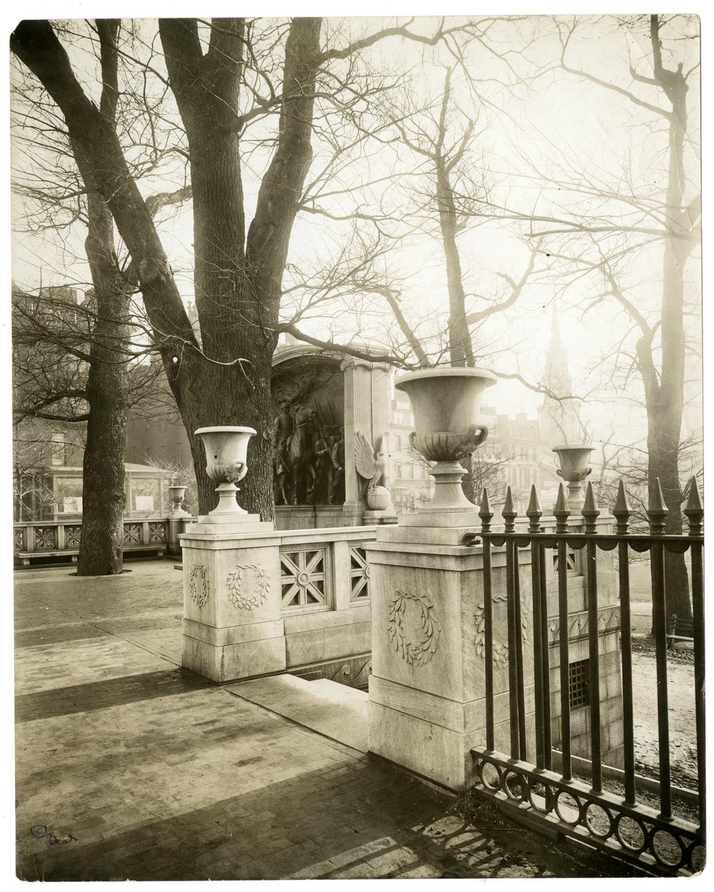 Memoriale di Shaw, Boston, USA, c.1902-10 da Jessie Tarbox Beals