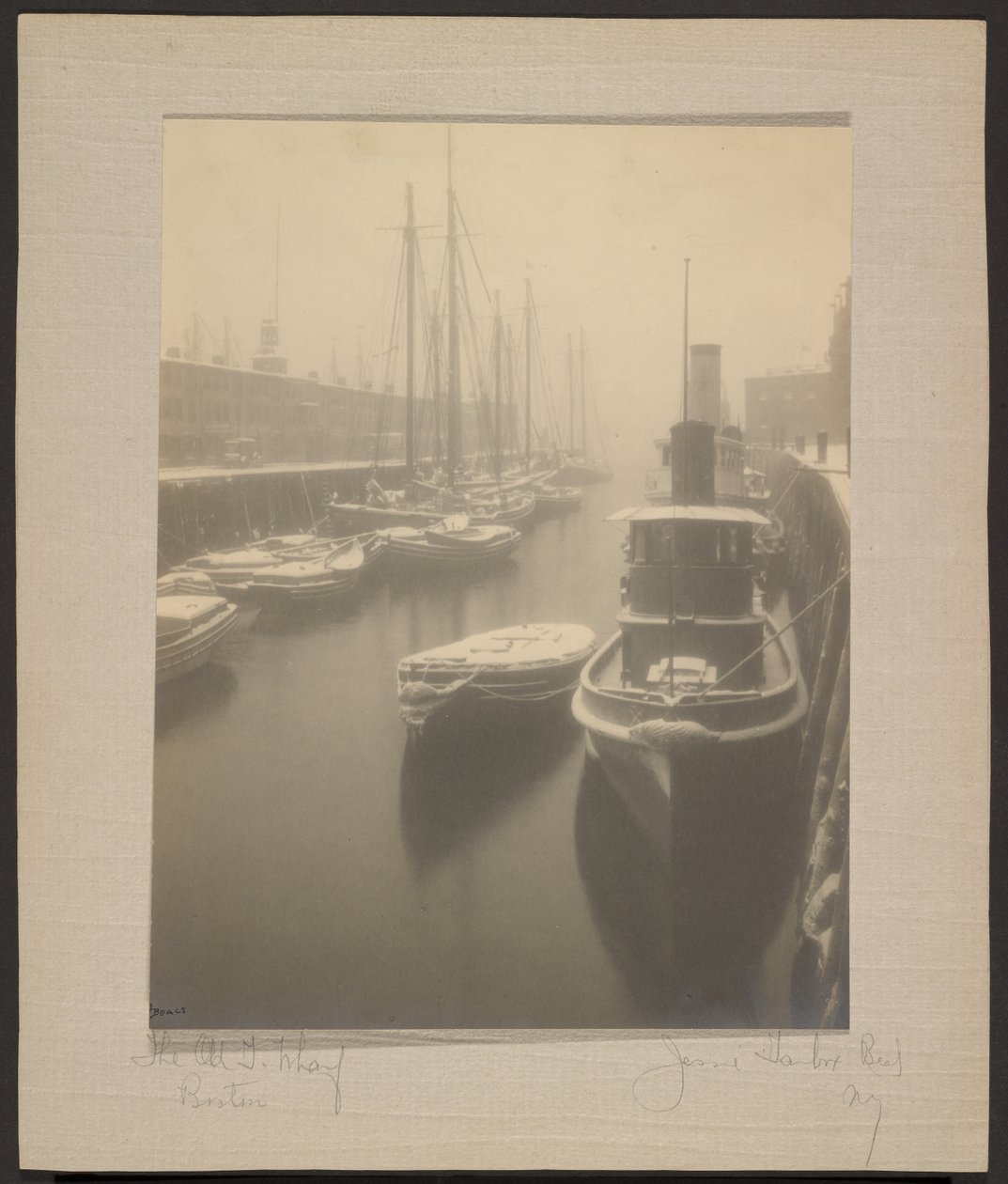 Il vecchio molo T., Boston da Jessie Tarbox Beals