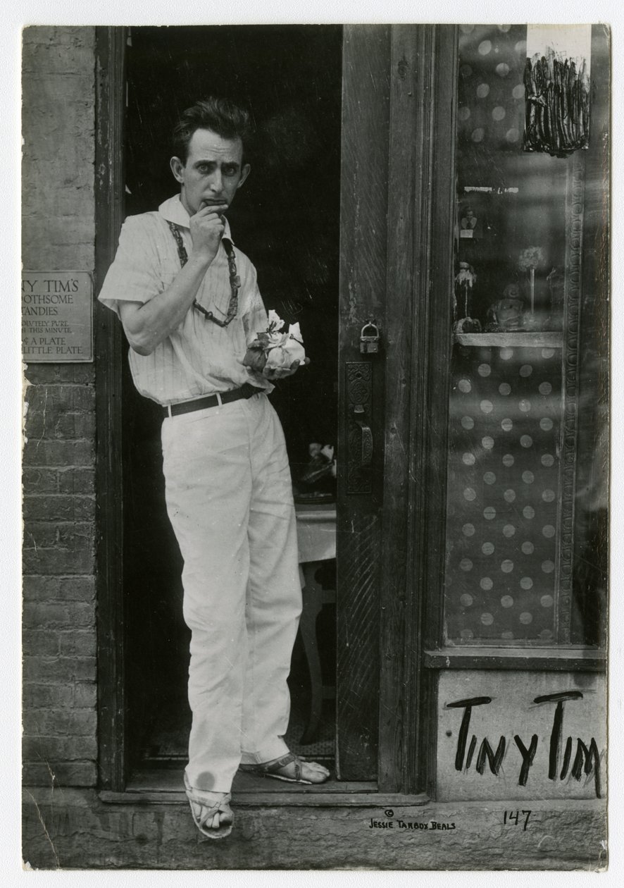 Tiny Tim, Greenwich Village, New York, USA da Jessie Tarbox Beals