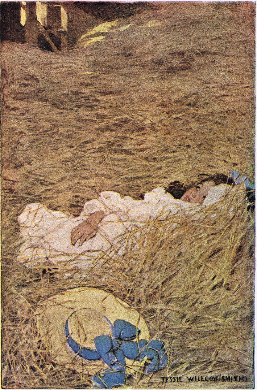 Una ragazza in un fienile, da 
