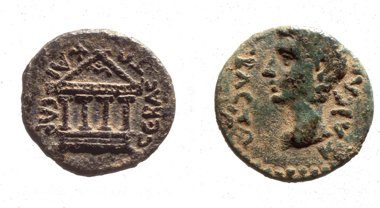 Monete di Erode Filippo II, c.4 a.C. -34 d.C. da Jewish School