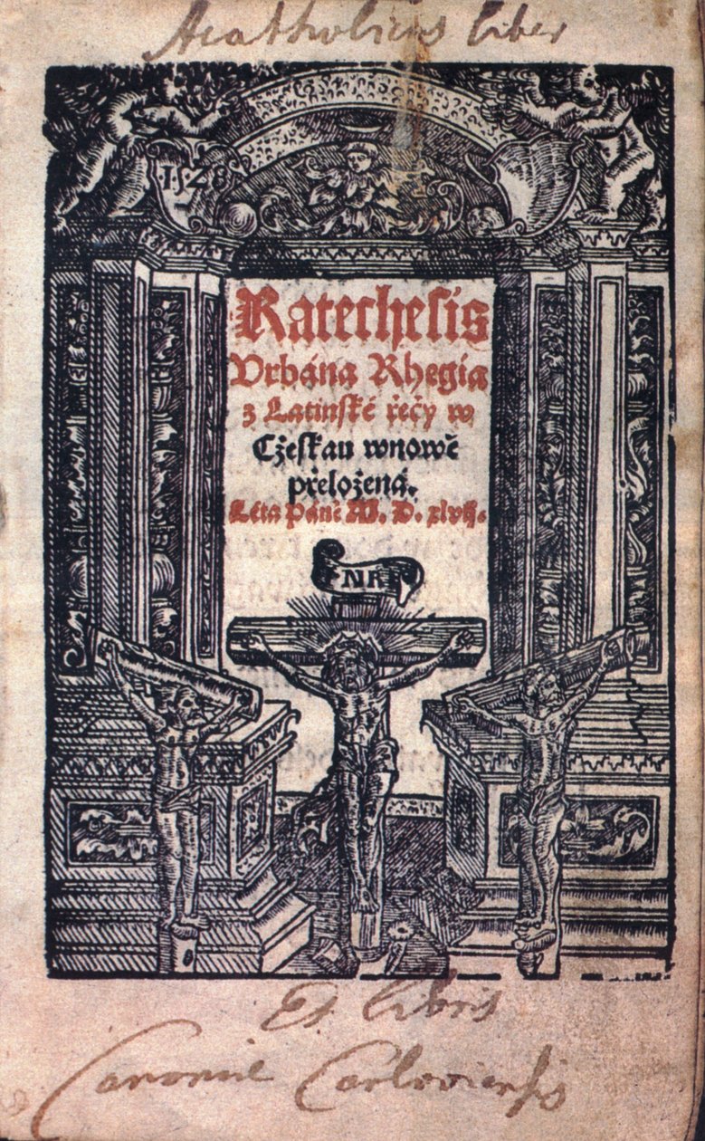 Katechesis Urbána Rhegía tradotta dal latino in ceco. Anno Domini M. D. xlvii. da Jiří Melantrich z Aventina