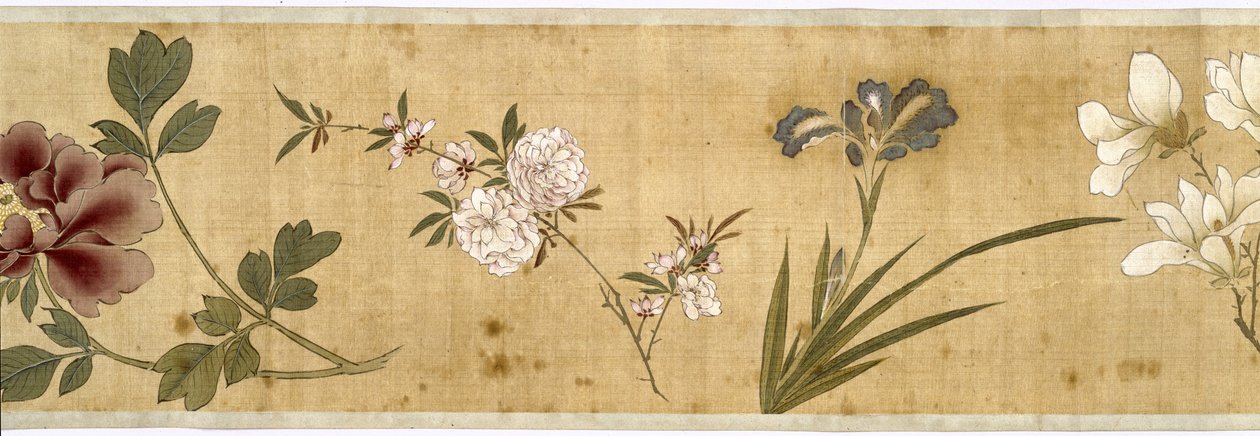 Cento Fiori, inizio XVII secolo (dettaglio) da Jiayan Chen