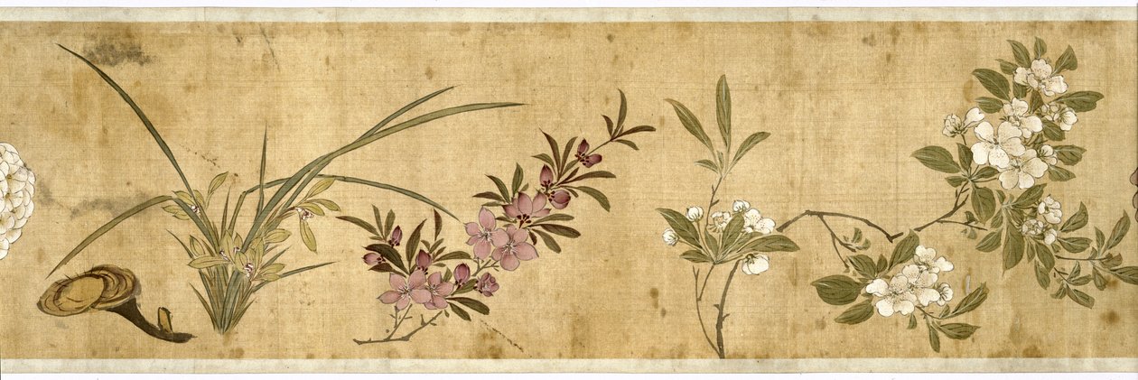 Cento Fiori, inizio XVII secolo (dettaglio) da Jiayan Chen