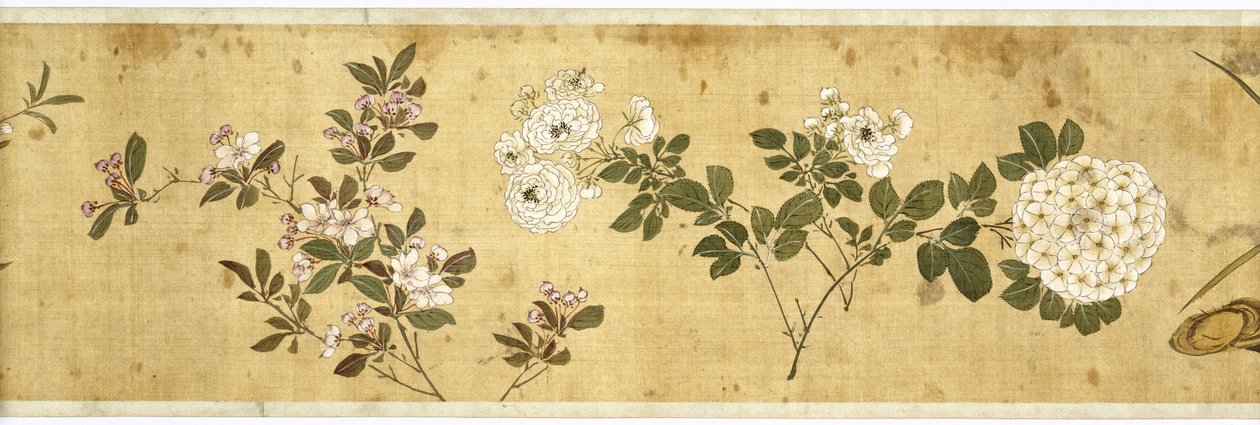 Cento Fiori, inizio XVII secolo (dettaglio) da Jiayan Chen