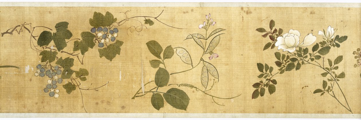 Cento Fiori, inizio XVII secolo (dettaglio) da Jiayan Chen