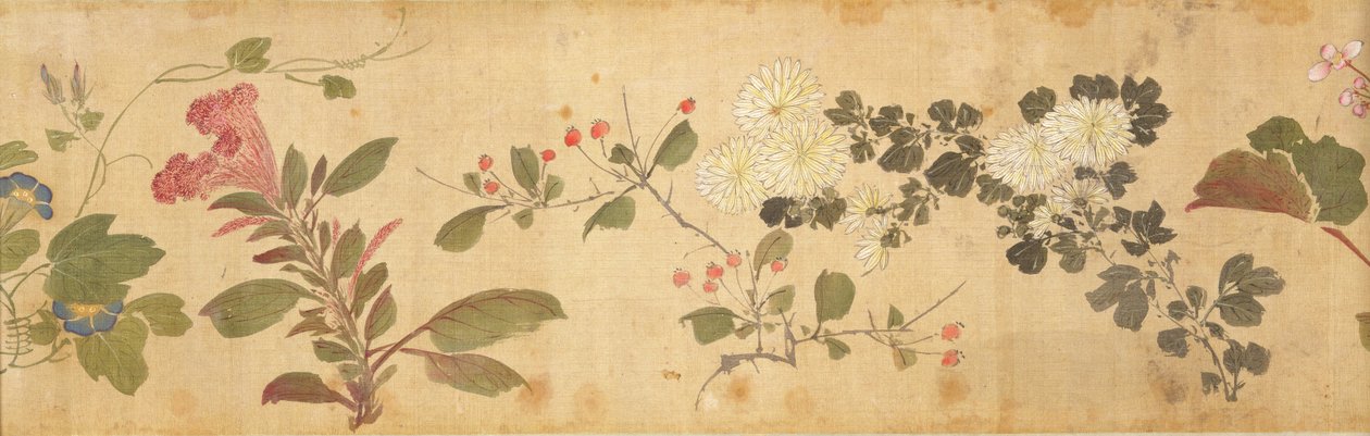 Cento Fiori, inizio XVII secolo (dettaglio) da Jiayan Chen