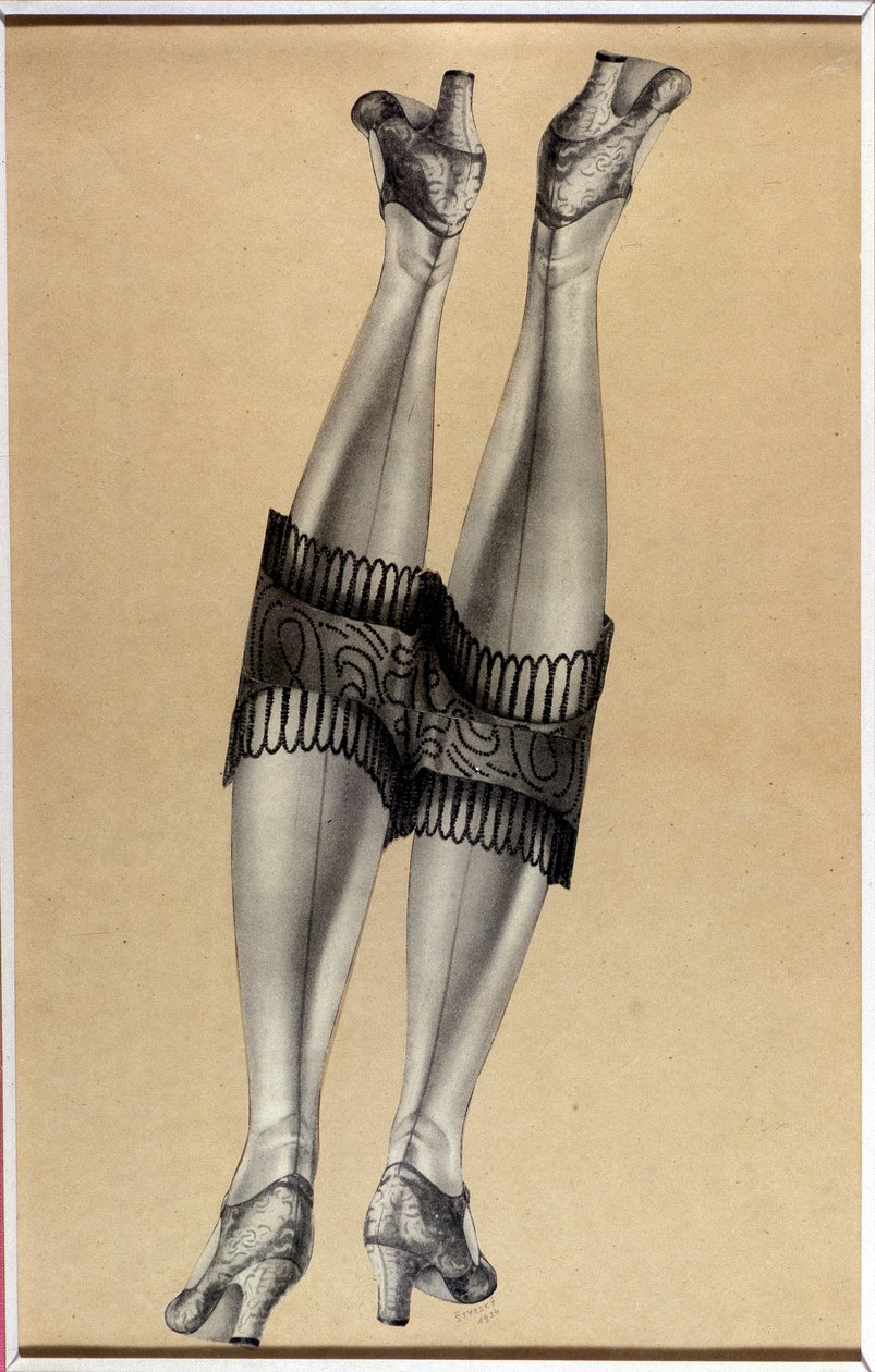 Collage “Deux belles jambes” da Jindrich Styrsky