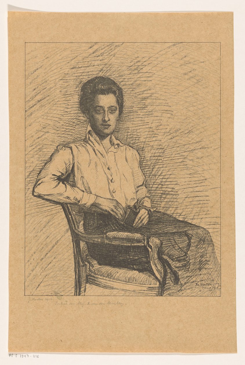 Ritratto di B. van der Meulen da Jo Koster