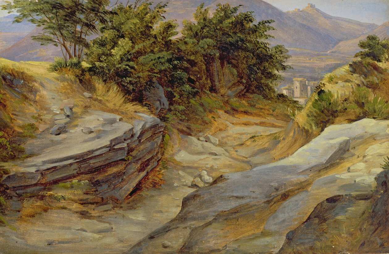 Paesaggio Montano Italiano, c.1824 da Joachim Faber