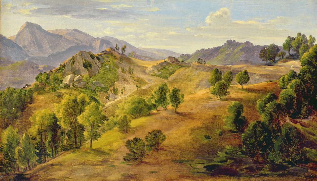 La Serpentara a Olevano, c.1824 da Joachim Faber