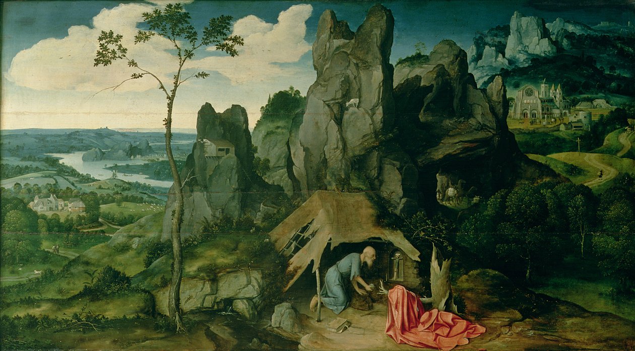 San Girolamo nel deserto da Joachim Patenier
