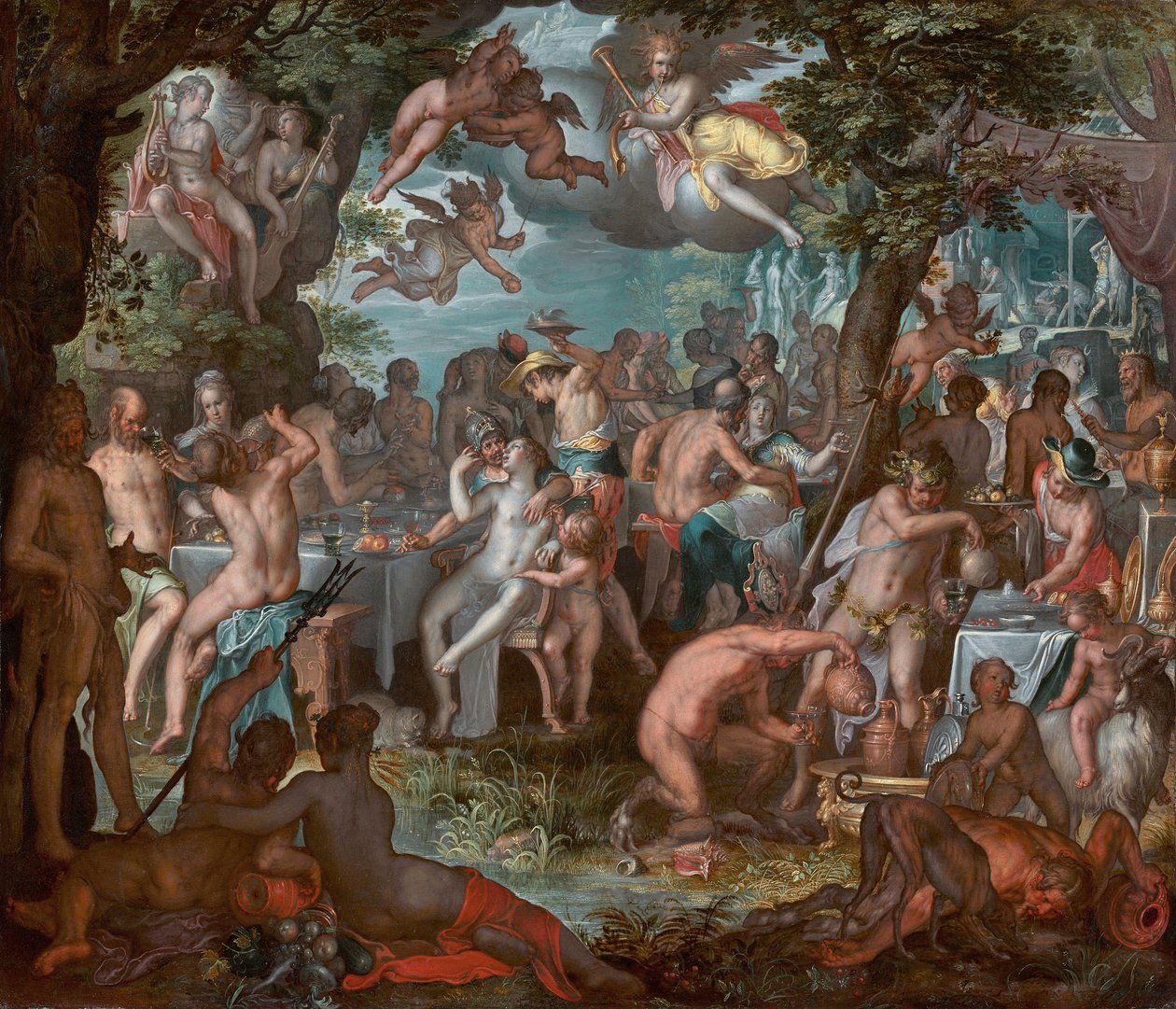 Le nozze di Peleo e Teti da Joachim Wtewael or Utewael