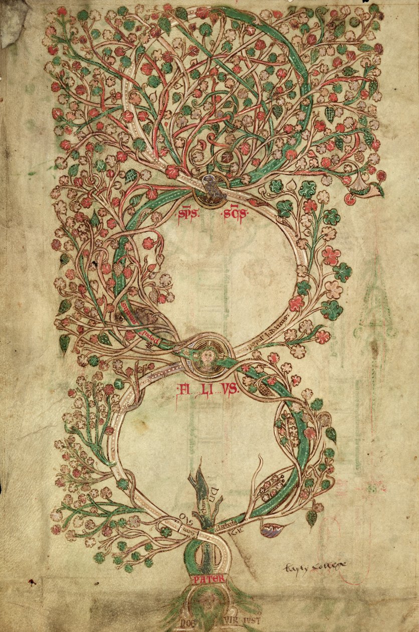 MS 255A fol.12v dal Liber Figuarum da Joachim of Fiore