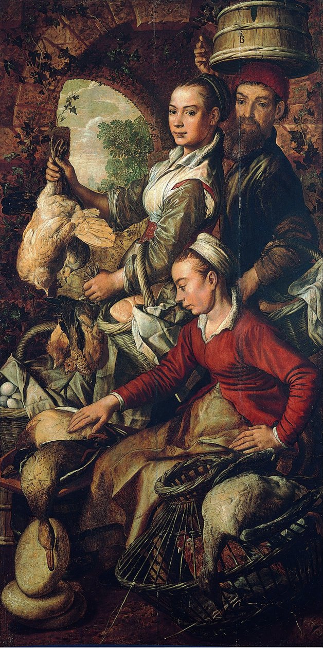 Scena di Mercato, c. 1565 da Joachim Beuckelaer
