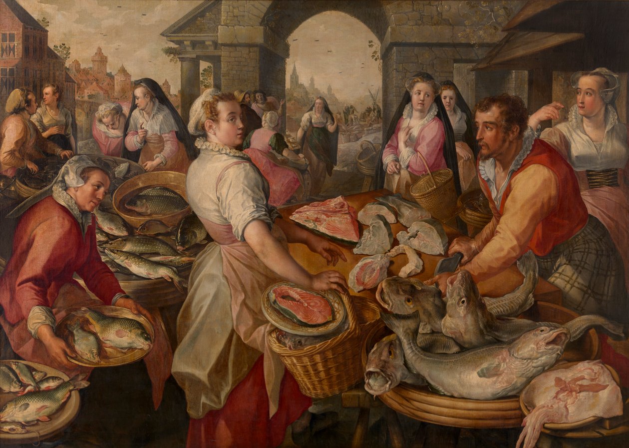 Mercato del pesce da Joachim Beuckelaer